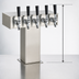 Thumbnail image #3 for Perlick Standard Height 5-Faucet Air-Cooled Tee Tower, Polished Chrome