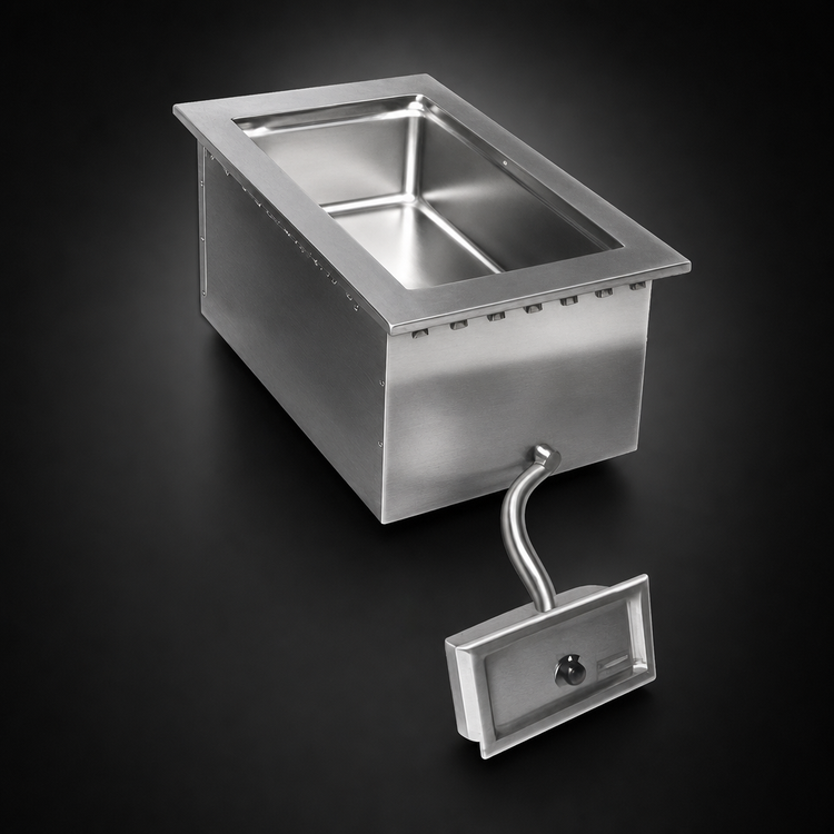 Product image #3 for Eagle SGDI-1-120T Single-Well Drop-In Electric Hot Food Well, 12 x 20 in., 120V, Wet/Dry, Without Drain