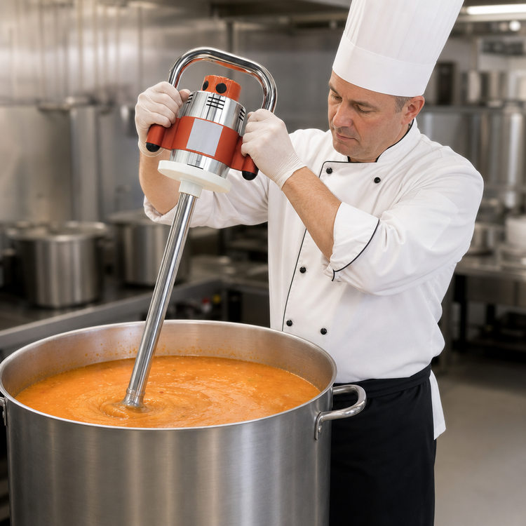 Product image #3 for SMX650ES Single-Speed Commercial Immersion Blender with 21-Inch Stainless Steel Shaft