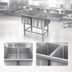 Thumbnail image #3 for Eagle Group Spec-Master FN Series Two-Compartment Sink with 20 x 20 x 14-Inch Bowls and 36-Inch Left and Right Drainboards