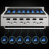 Thumbnail image #3 for Vulcan Achiever VACB47 Heavy-Duty Countertop Gas Charbroiler, 46-7/8 Inch, 8 Burners