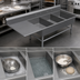 Thumbnail image #3 for John Boos Pro-Bowl 3-Compartment Bakery Sink with 30-Inch Left Drainboard