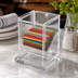 Thumbnail image #3 for Winco Clear Acrylic BPA-Free Countertop Toothpick Dispenser