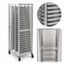 Thumbnail image #3 for Panco Mobile Front-Load Wire Pan Rack for 36 Full-Size 18 x 26 Pans