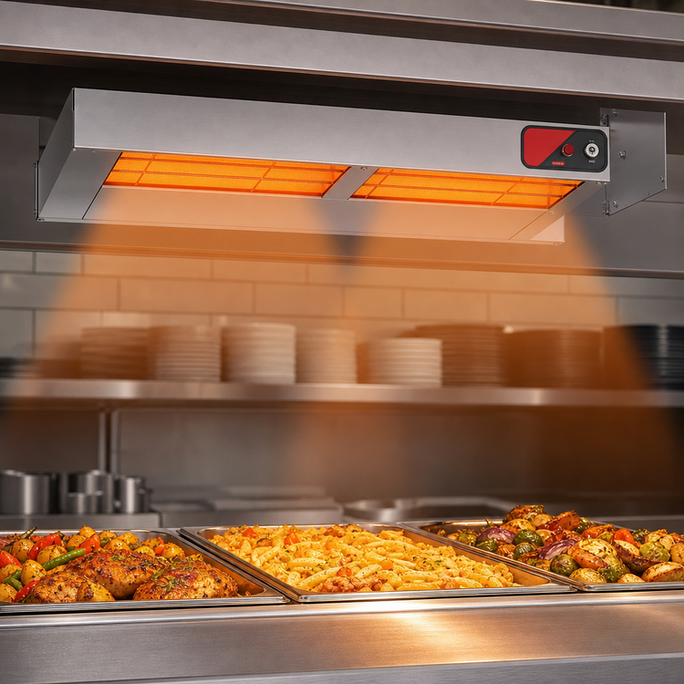 Product image #3 for Nemco 48-Inch Dual Infrared Strip Heater with Infinite Temperature Control, 208V