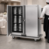 Thumbnail image #3 for Convertible Carter Mobile Insulated Double-Door Banquet Cart Holding Cabinet, 120 Covered Plates