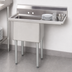 Thumbnail image #3 for Advance Tabco Special Value Series 1-Compartment Fabricated Sink with Right Drainboard, 18 x 24 x 14 Inch Bowl, 304 Stainless Steel