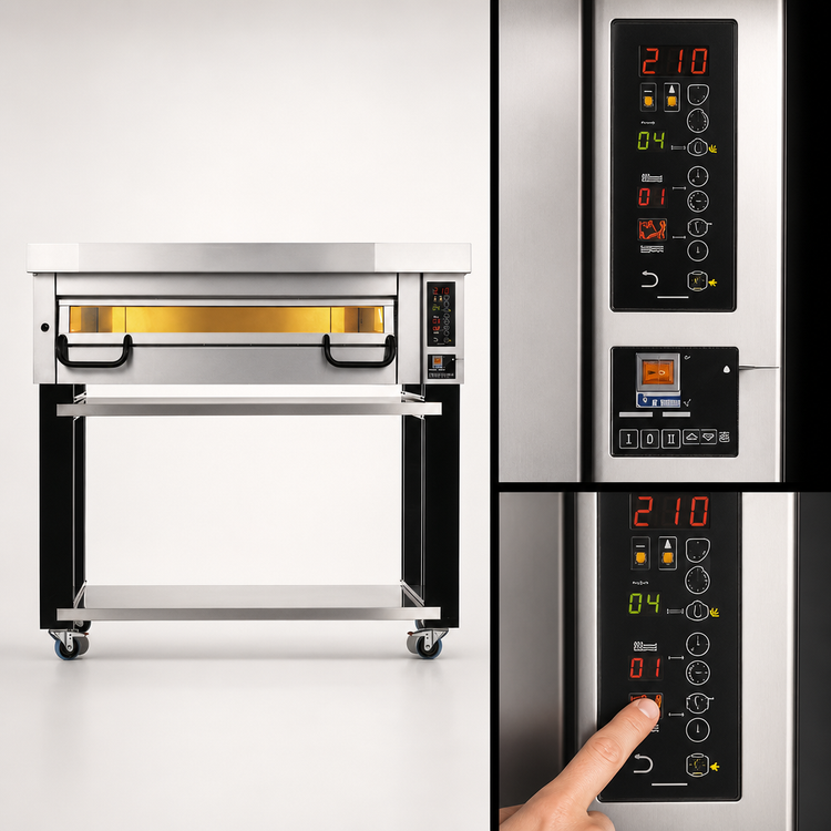 Product image #3 for PizzaMaster PM 831ED Modular Electric Hearth Stone Deck Oven, 1 Deck, 6-Pizza Capacity