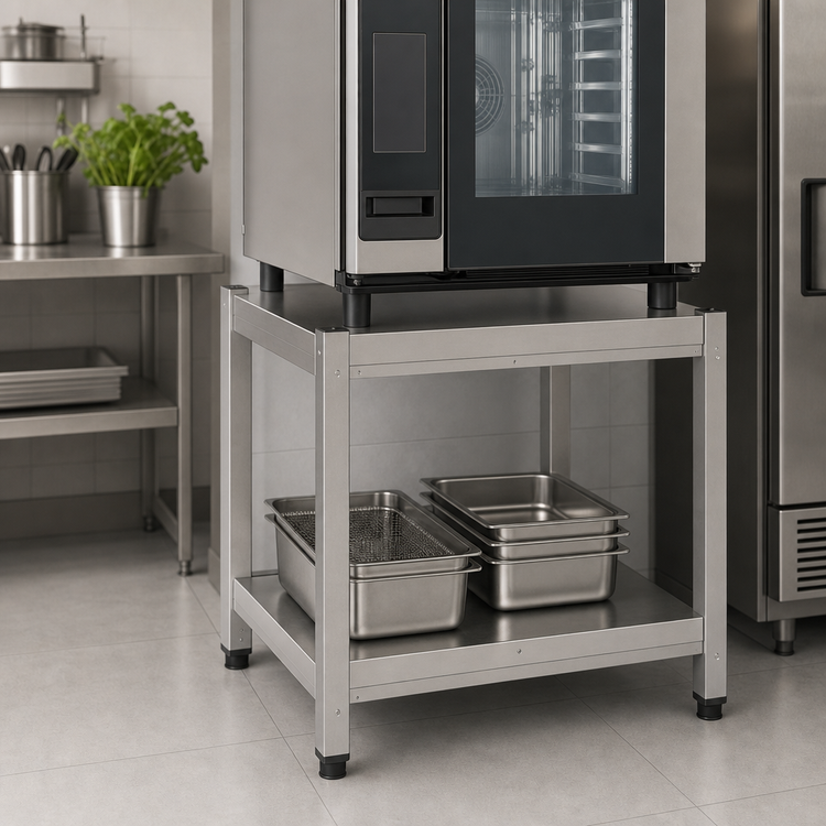 Product image #3 for ChefTop MIND.Maps Plus High Open Equipment Stand with Lateral Supports