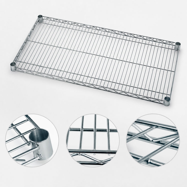 Product image #3 for Quantum 60 Inch x 14 Inch 304 Stainless Steel Wire Shelf