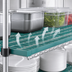 Thumbnail image #3 for QuadPLUS 72 x 18 Inch Louvered Green Polymer Shelf Mat with Quad-Adjust Wire Frame