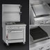 Thumbnail image #3 for Southbend Platinum 32-Inch Gas Modular Heavy Duty Range with 16-Inch Griddle and 16-Inch Charbroiler
