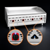 Thumbnail image #3 for MagiKitch'n MKG-48-ST 48-Inch Countertop Gas Griddle with Solid State Thermostat and Matchless Ignition