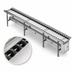 Thumbnail image #3 for Dinex DXIESR20 Tray Make-Up Conveyor with PVC Rollers, 20-Foot Section