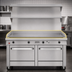 Thumbnail image #3 for Southbend Platinum 48-Inch Heavy Duty Sectional Gas Range with Full-Width Manual Griddle and Double Cabinet Base