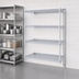Thumbnail image #3 for EAGLEbrite 4-Tier Add-On Wire Shelving Unit, 72-Inch W x 24-Inch D x 63-Inch H, Zinc Finish