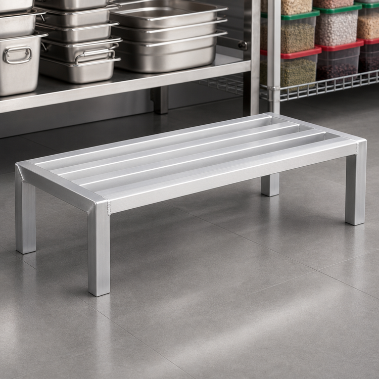 Product image #3 for Lifetime Series Heavy-Duty Aluminum Dunnage Rack, 48 x 24 x 12 Inches, 4000 lb Capacity