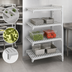 Thumbnail image #4 for Cambro Camshelving Premium Stationary 4-Shelf Vented Add-On Unit, 24