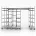Thumbnail image #3 for Metro TOP-TRACK Super Erecta & Super Adjustable 18-Inch Stationary Intermediate Unit Kit with 86-Inch Metroseal 3 Posts