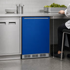Thumbnail image #4 for Summit Commercial Summit Appliance BRF611WHBADA ADA Undercounter Refrigerator-Freezer, 5.1 cu. ft., Cobalt Blue Door