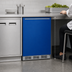 Thumbnail image #4 for Summit BRF611WHBADA 5.1 cu. ft. ADA-Compliant Undercounter Refrigerator-Freezer — Cobalt Blue Door