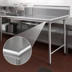 Thumbnail image #3 for Eagle Group BlendPort® BPCDT-96R-16/3 96-Inch Right-Hand Straight Clean Dishtable, 16-Gauge 304 Stainless Steel, 10-Inch Backsplash