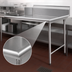 Thumbnail image #3 for BlendPort® Right-Hand Straight Clean Dishtable, 96 Inch, 16 Gauge 304 Stainless Steel, 10 Inch Backsplash