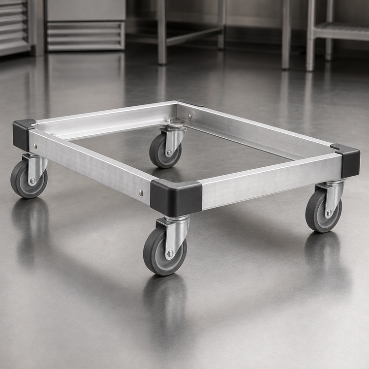 Product image #3 for Metro Aluminum Truck Dolly Frame for 21 x 36 Inch Shelving with Corner Bumpers