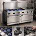 Thumbnail image #3 for Vulcan Endurance 72-Inch Gas Restaurant Range with 8 Burners, 24-Inch Griddle, and 2 Standard Ovens