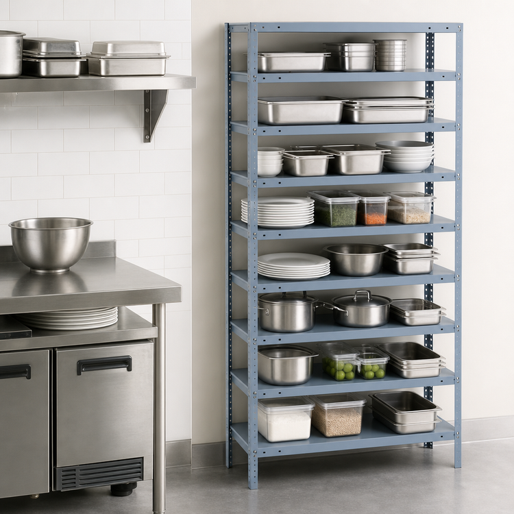 Product image #3 for Quantum Heavy-Duty 13-Shelf Stationary Wire Shelving Unit, 36 x 24 x 75 Inches
