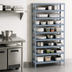 Thumbnail image #3 for Quantum Heavy-Duty 13-Shelf Stationary Wire Shelving Unit, 36 x 24 x 75 Inches