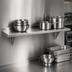 Thumbnail image #3 for Advance Tabco 60 Inch W x 12 Inch D Wall-Mounted Stainless Steel Shelf, 16 Gauge, 304 Satin Finish
