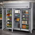 Thumbnail image #3 for Beverage Air Horizon Series Three-Section Solid Door Reach-In Refrigerator, Top-Mount Self-Contained