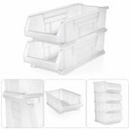 Thumbnail image #3 for Metro MB30286CLS Clear Stacking Supply Bin, 23-7/8 x 11 x 7 Inches Case of 4