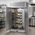 Thumbnail image #3 for True SPEC SERIES Roll-Thru Two-Section Refrigerator with Solid Swing Doors, Stainless Steel, 89-Inch High