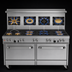 Thumbnail image #3 for Southbend Ultimate 60-Inch Gas Restaurant Range with 9 Open Burners, 2 Convection Ovens, and Backriser Shelf