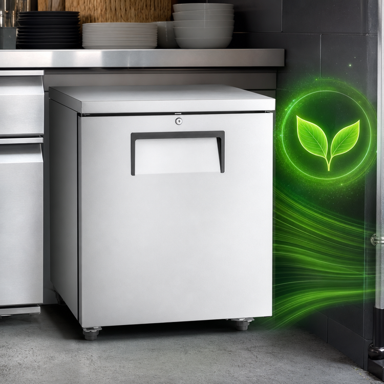 Product image #3 for True 27 5/8-Inch Compact Single-Section Undercounter Solid Door Refrigerator
