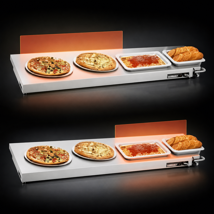 Product image #3 for Vollrath Cayenne® Right-Aligned 48-Inch Heated Shelf