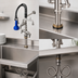 Thumbnail image #3 for EasyInstall Mini Single-Hole Deck-Mount Pre-Rinse Unit with 8-Inch Swing Nozzle