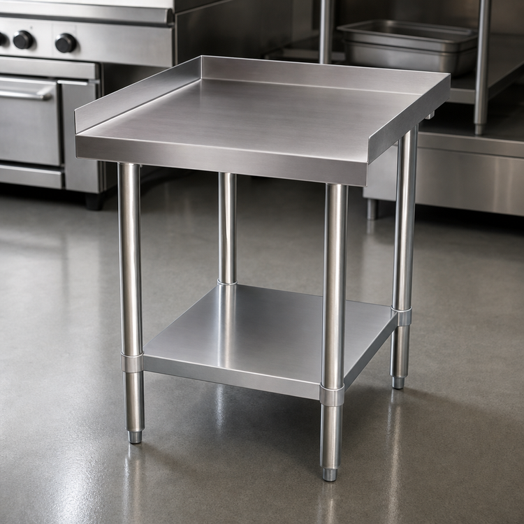 Product image #3 for Comstock-Castle 24-Inch Wide x 30-Inch Deep x 24-Inch High Equipment Stand with Stainless Steel Top and Galvanized Base