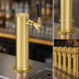 Thumbnail image #3 for Perlick Century Extra-Height 3-Inch Glycol-Cooled Countertop Draft Arm Beer Tower, Tarnish-Free Brass, 1 Faucet