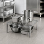 Thumbnail image #3 for Metro Super Erecta P2424NC Open-Wire Dunnage Rack Platform, 24 x 24 in, Chrome, 14-1/2 in H
