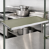 Thumbnail image #3 for 30 Inch x 21 Inch Solid Galvanized Steel Shelf with Marine Edge, Green Epoxy Finish