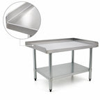 Thumbnail image #3 for Eagle Group BlendPort® BPT-2424EG Stainless Steel Equipment Stand, 24 x 24 in, Adjustable Galvanized Undershelf, 1-1/2 in Upturns