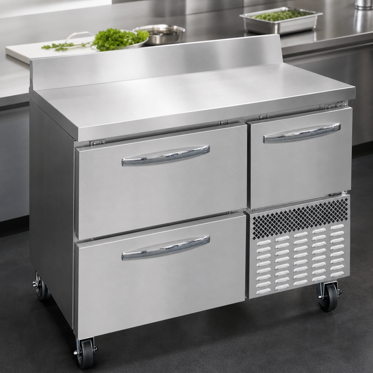 Product image #3 for Continental Refrigerator FA43NBS-D 43" Worktop Freezer with Drawers and Door