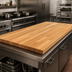Thumbnail image #3 for John Boos Appalachian Red Oak Blended Rails Edge Grain Island Countertop, 120 x 38 x 1-1/2 Inches, Varnique Finish