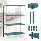 Thumbnail image #3 for Metro Super Erecta Pro PR-214863K3-S-4 Green Polymer Shelving Starter Unit, 4 Shelves, 21W x 48D x 63H