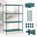 Thumbnail image #3 for Metro Super Erecta Pro Green Polymer Shelving Starter Unit with 4 Shelves, 21 in x 48 in x 63 in