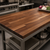 Thumbnail image #3 for Boos Block American Black Walnut Edge Grain Kitchen Countertop, 108 x 25 x 1-1/2 Inch, Penetrating Oil Finish