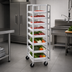 Thumbnail image #3 for Channel Universal Standard Series 7-Shelf End-Load Aluminum Platter Rack Cart